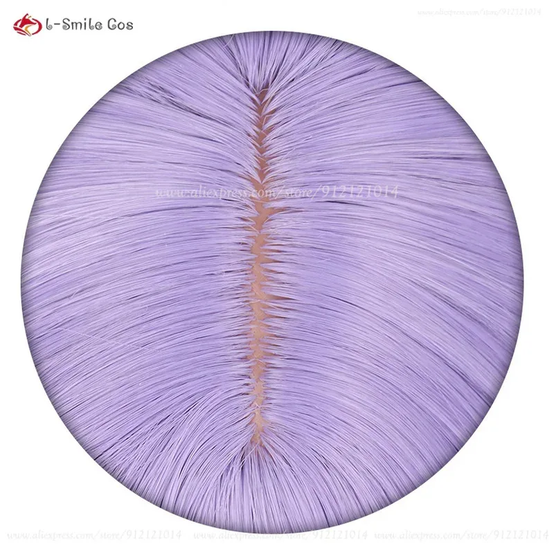 111 www ES Hanamura Fuyume شعر مستعار تأثيري 35 سنتيمتر الأرجواني أنيمي المرأة لطيف الباروكات مقاومة للحرارة الاصطناعية الشعر هالوين لعب الأدوار + ث