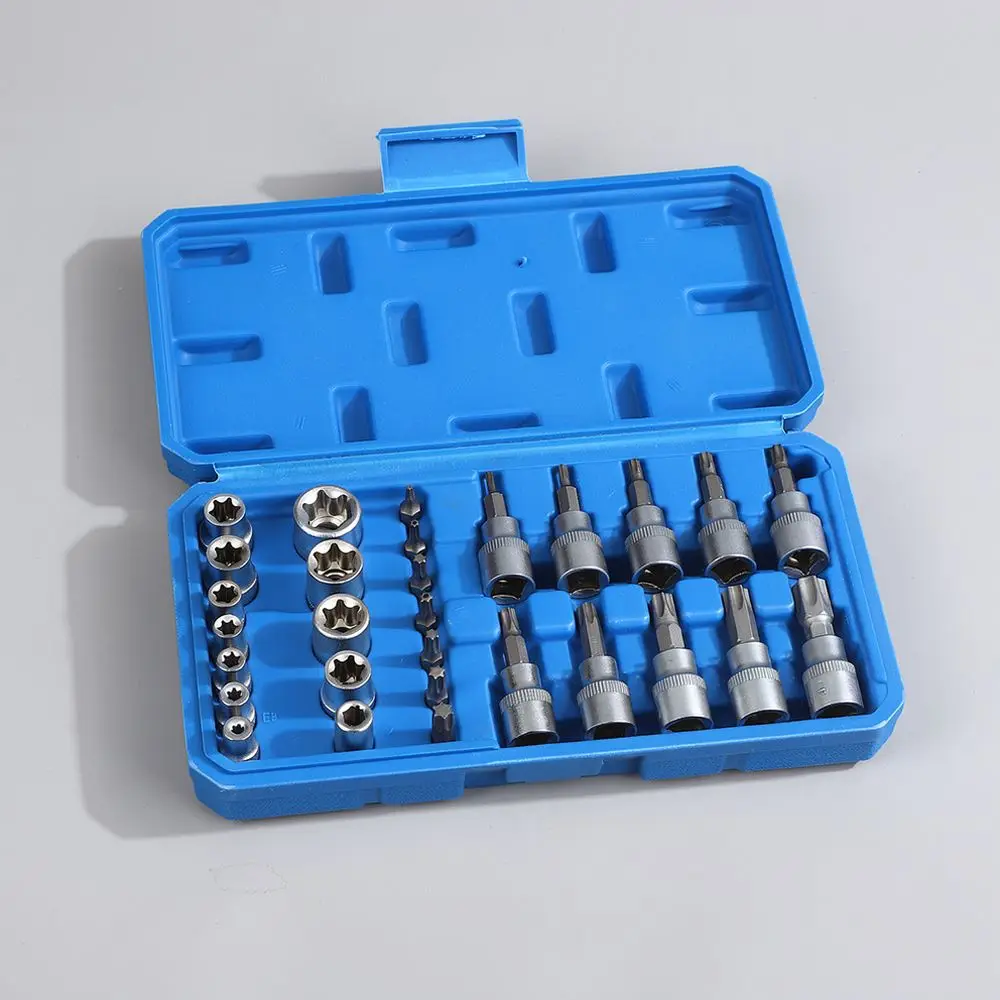 Carbon Steel Socket Bit Wrench Combination Tool For For Fengming Hardware Automobile Mechanical Maintenance Repairing Set