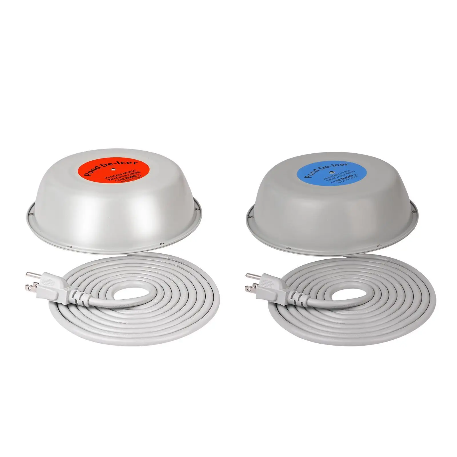 Efficient Bird Bath Deicer with 3 Meter Cord Aluminum Heated Water Heater for Outdoor Garden Pond Winter Use