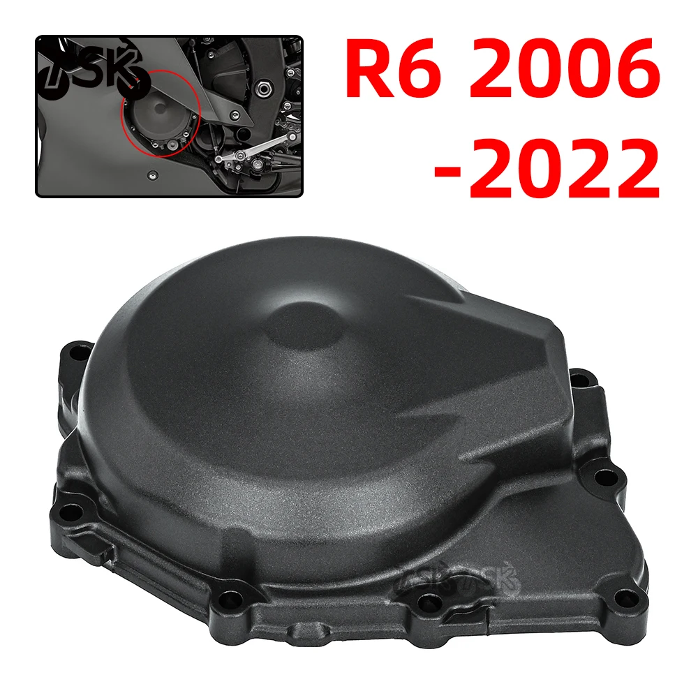 

Картер двигателя, статор, крышка стартера для Yamaha YZF R6 R6 2006-2022, крышка картера мотоцикла, боковая крышка