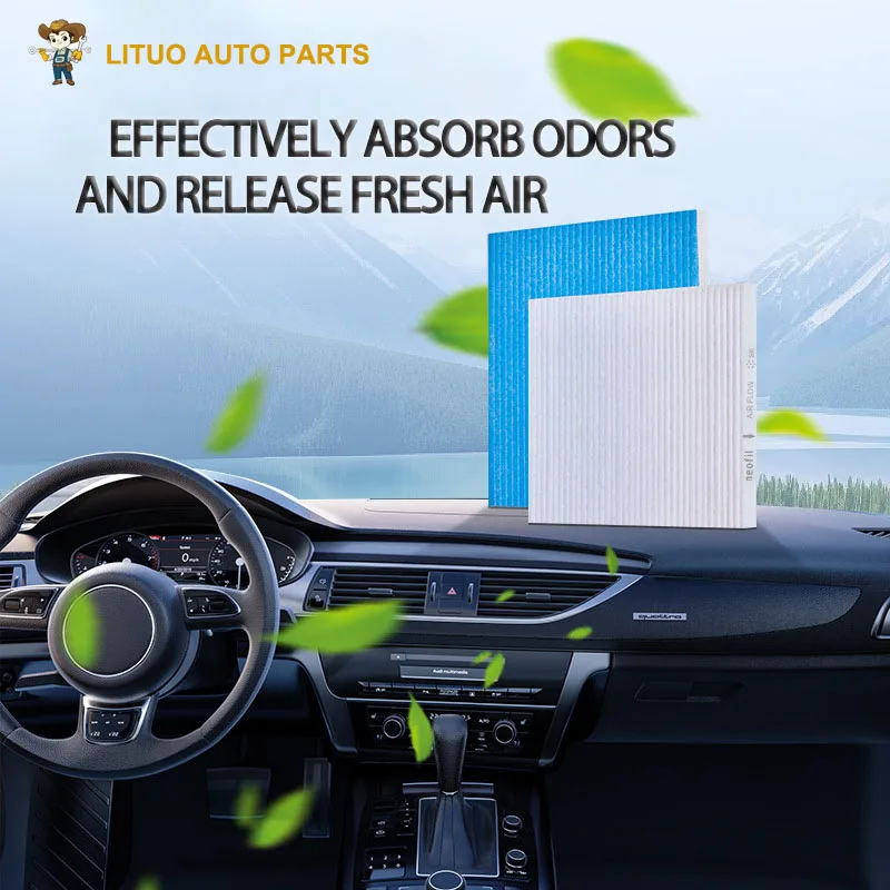 مناسبة لنماذج Buick GL8 Luxue Edition CU2 من 2005 إلى 2016، لرقم الجزء مرشح تكييف الهواء oe9007627. #4