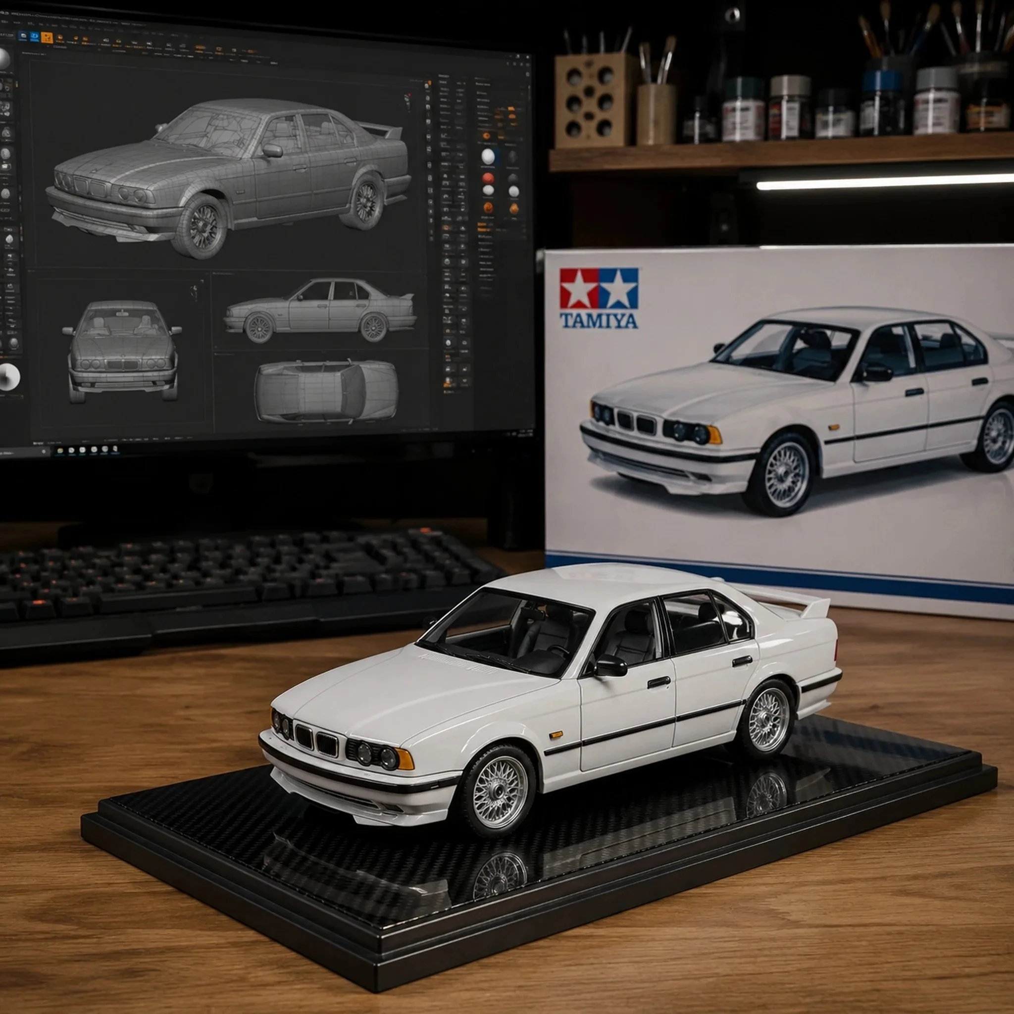 1:24 M5 Legierung Sportwagen Modell Druckguss Metall Klassisches Auto Modell Hochdetailliert mit Sound und Licht Spielzeug Geschenk