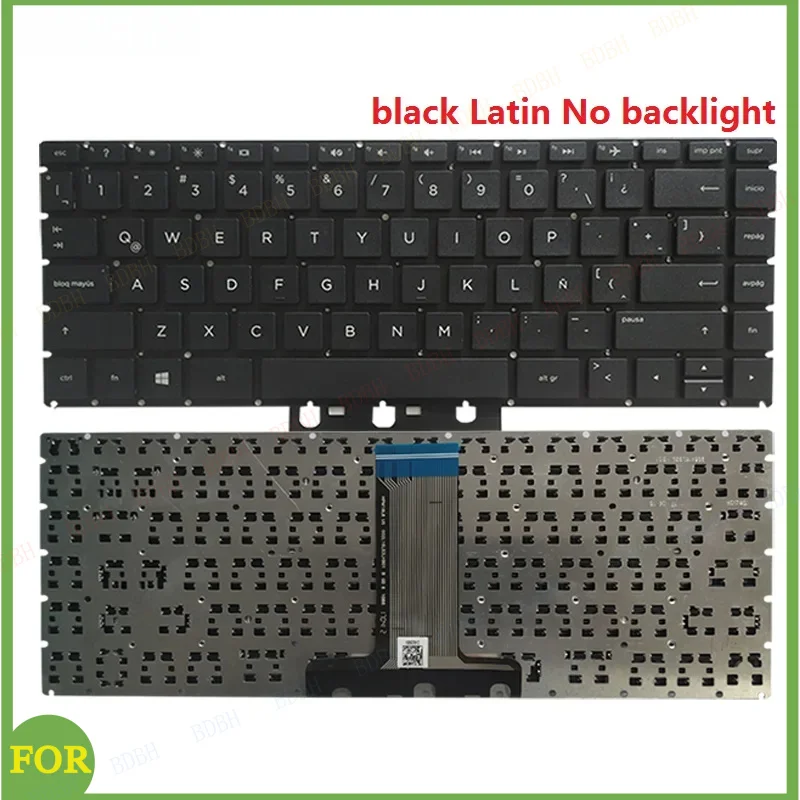 NEW For HP Pavilion 14-BS 14-BA 14M-BA 14-BW 240 G6 245 G6 246 G6 TPN-C121 TPN-C131 Russian/US/Spanish/Latin laptop keyboard