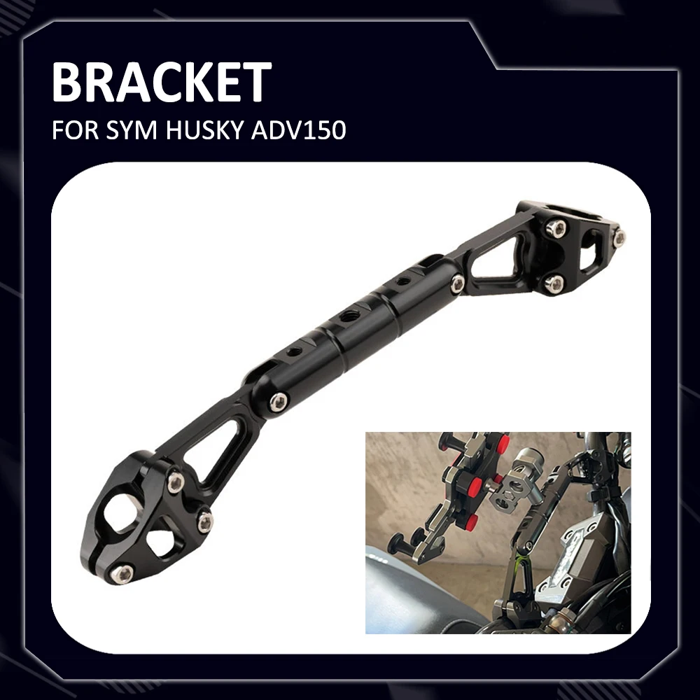 Motorcycle 20MM Multifunctional Balance Cross Bar Navigation Handlebar Bracket Mount Holder FOR SYM HUSKY ADV150 ADV 150 Husky