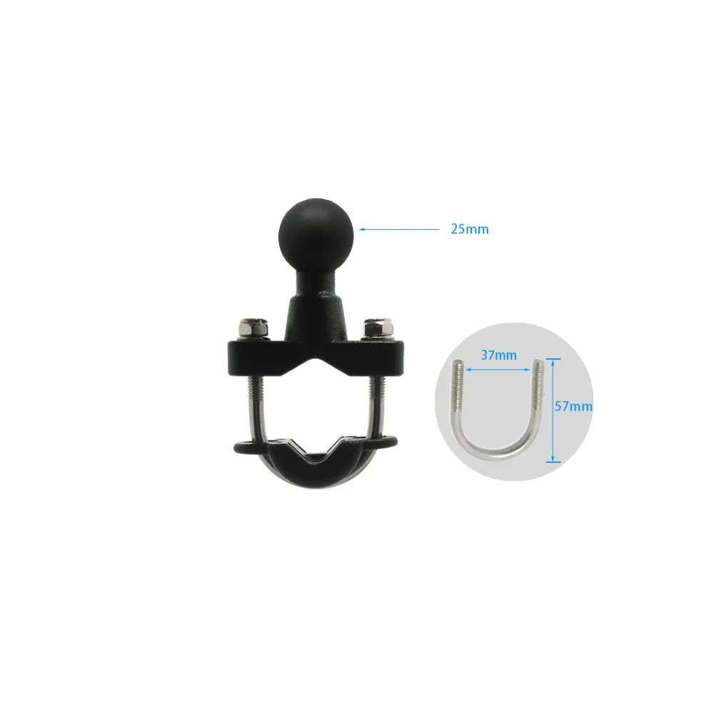 1 Zoll/17mm Kugelkopf GPS-Halterung Motorrad-Adapterhalterung 1/4 Zoll Schraube Action-Kamera Fahrrad DVR Clip Halterung – Detail 24