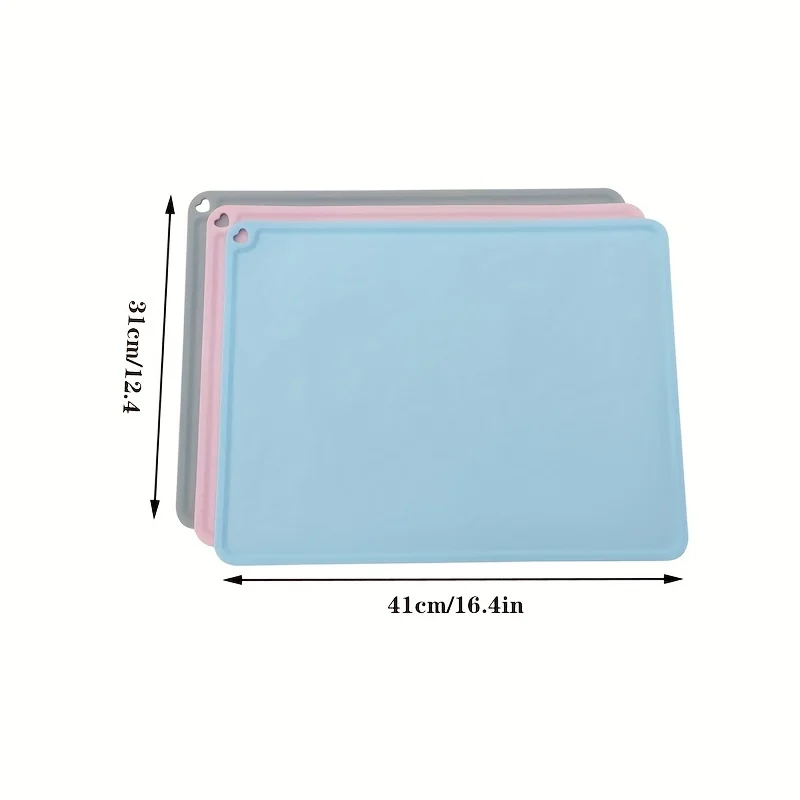 Food grade silicone placemat pet placemat stable, non-slip and leak-proof dog mat cat eating mat