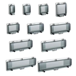 Circuit Breaker Transparent Waterproof Box Window Distribution Box Protect Window Cover Monitor Observation Window Switch Ip67