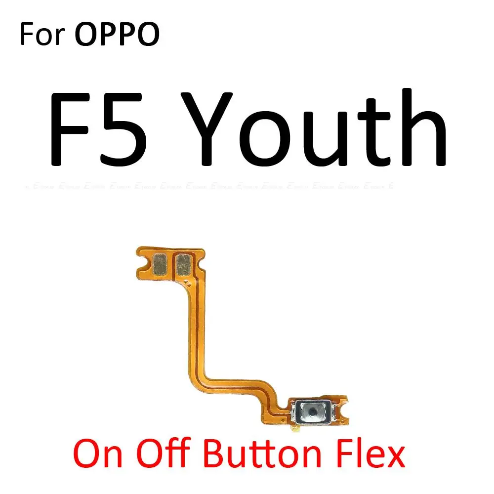 Power ON OFF Mute Switch Control Key Volume Button Flex Cable For OPPO F1 F1s F3 Plus F5 Youth F7 Replacement Parts