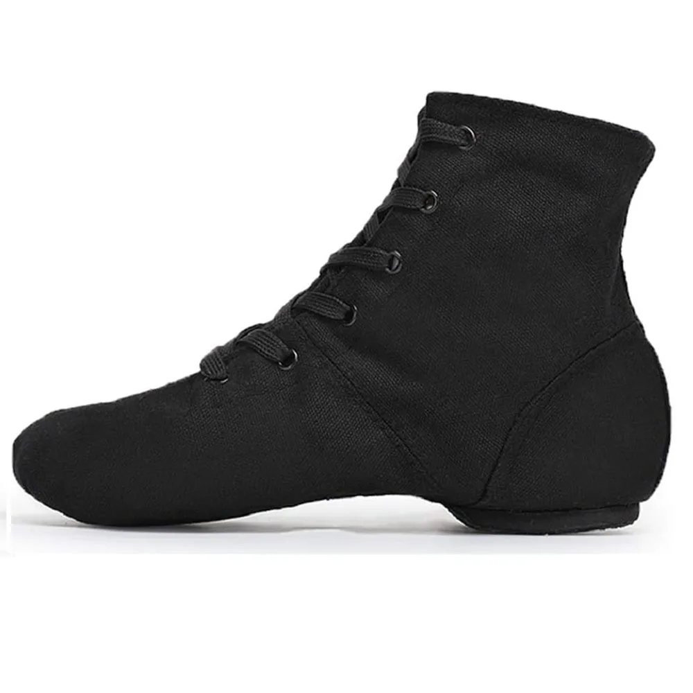 Canvas Jazz Dance Boots Ballet Dancing Sneakers for Adult Men Women Kid Ballet Shoes for Girls