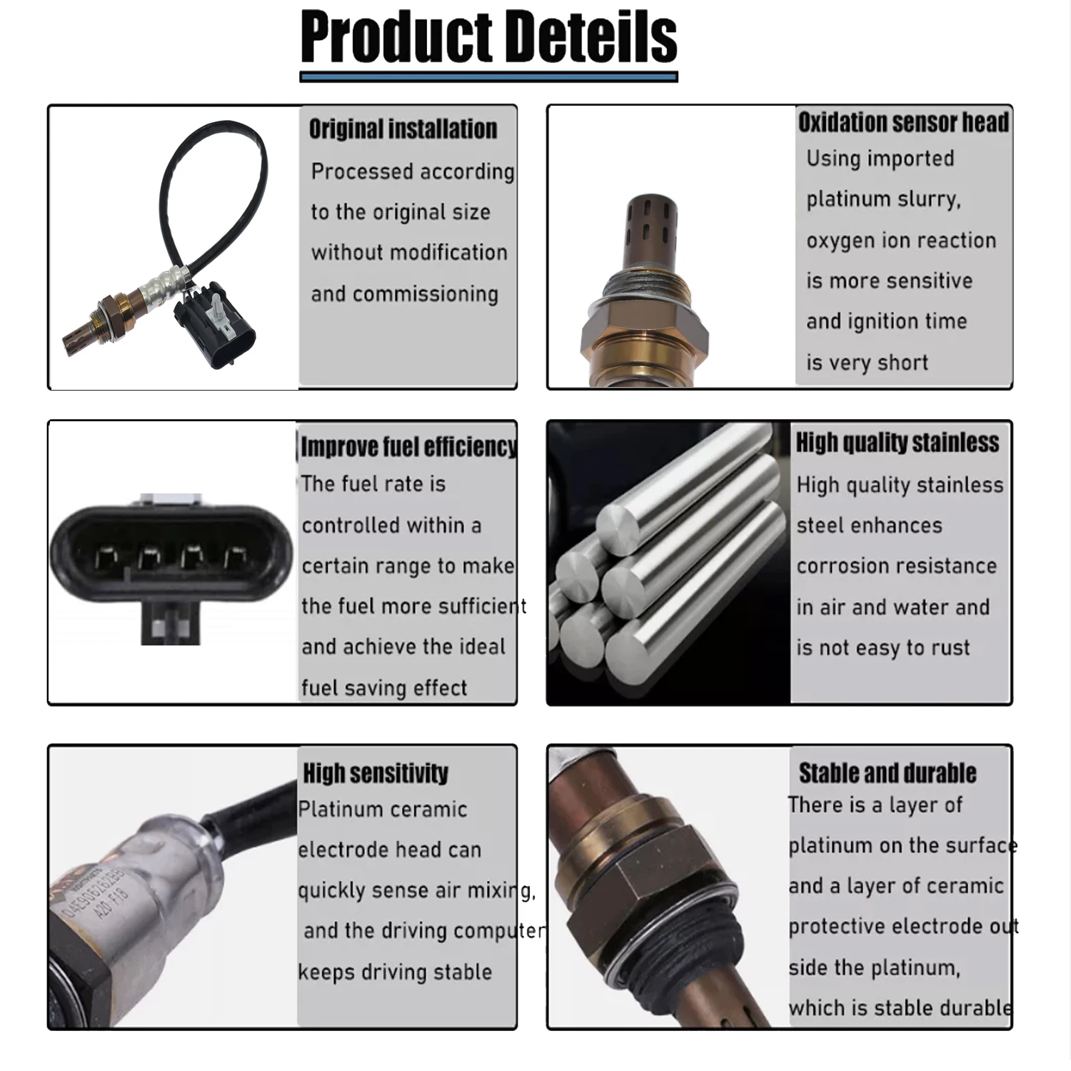 New Lambda O2 Oxygen Sensor For DAEWOO NEXIA REZZO MATIZ LEGANZA LANOS CHEVROLET FSO GMC 96453246 25312184 25163079 9633592