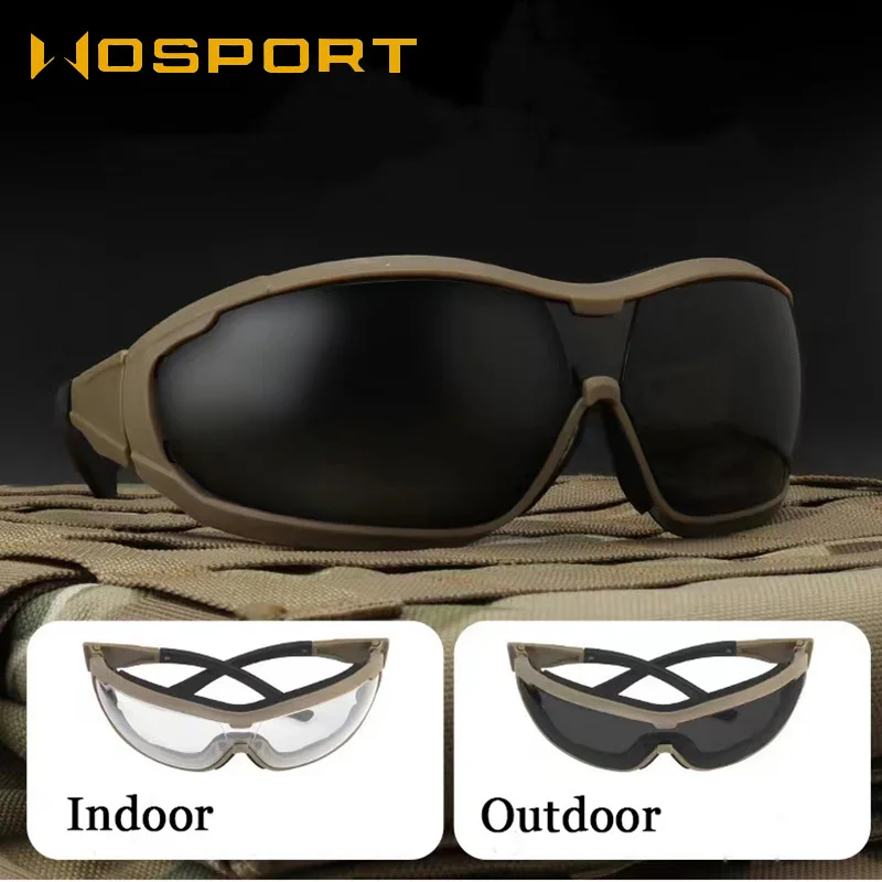 

Tactical Goggles Set Airgun Shooting Bulletproof Sunglasses Windproof Dustproof Riding Motorcycle Mountaineering Glasses