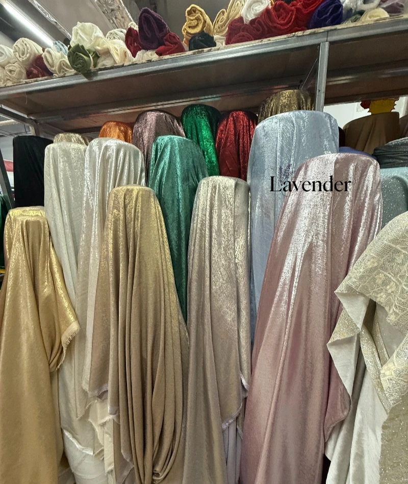 

Metallic Lurex Chiffon Fabric with Special Gold Foil Shiny Textured Material for Evening Dresses Slip Dresses Designer Apparel