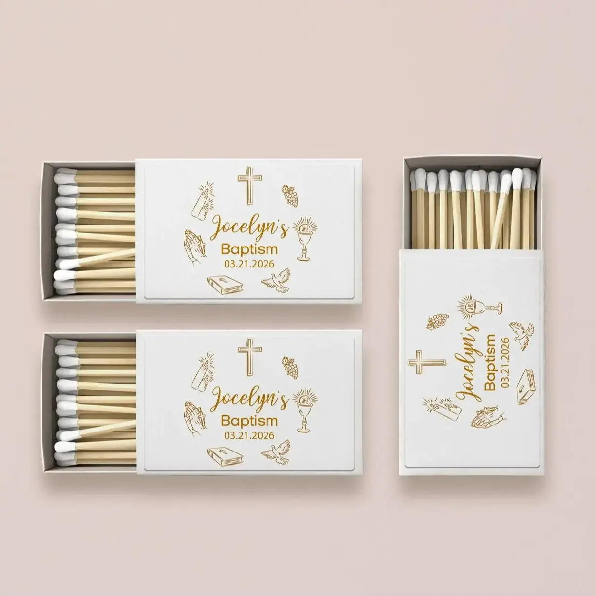 

Массовые спички для крещения/персонализированные спичечные коробочки для креста/спичечный ящик для крещенияПувениры для вечеринки/сувениры для крестин для гостей/спичечные коробочки для вечеринок