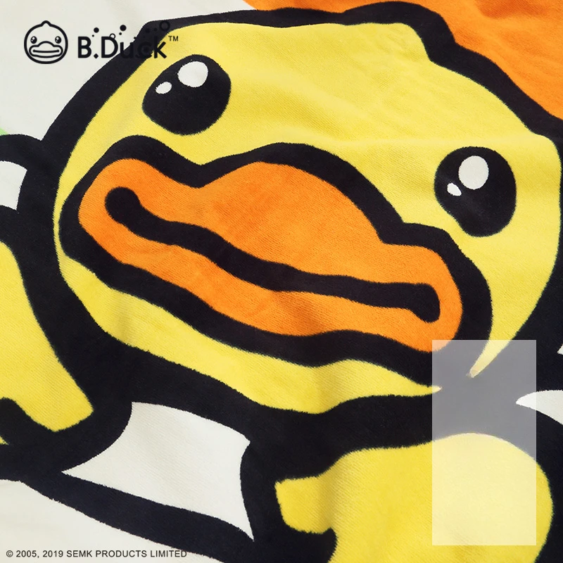 B.Duck Cotton  Large Bath Towel Men and Women Soft Absorbent Wrap Towel Bath Is Not Easy To Lose Color Large Towel Cartoon