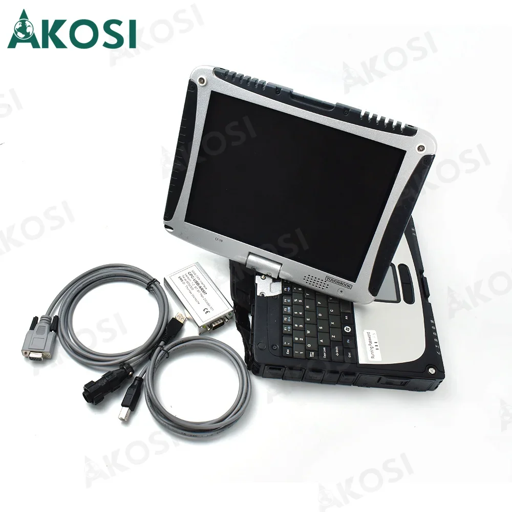 

Ready to use CF19 laptop+ For Toyota BT+ Service Bases TruckCom USB/CAN Interface CPC-USB ARM7 forklift diagnostic tool