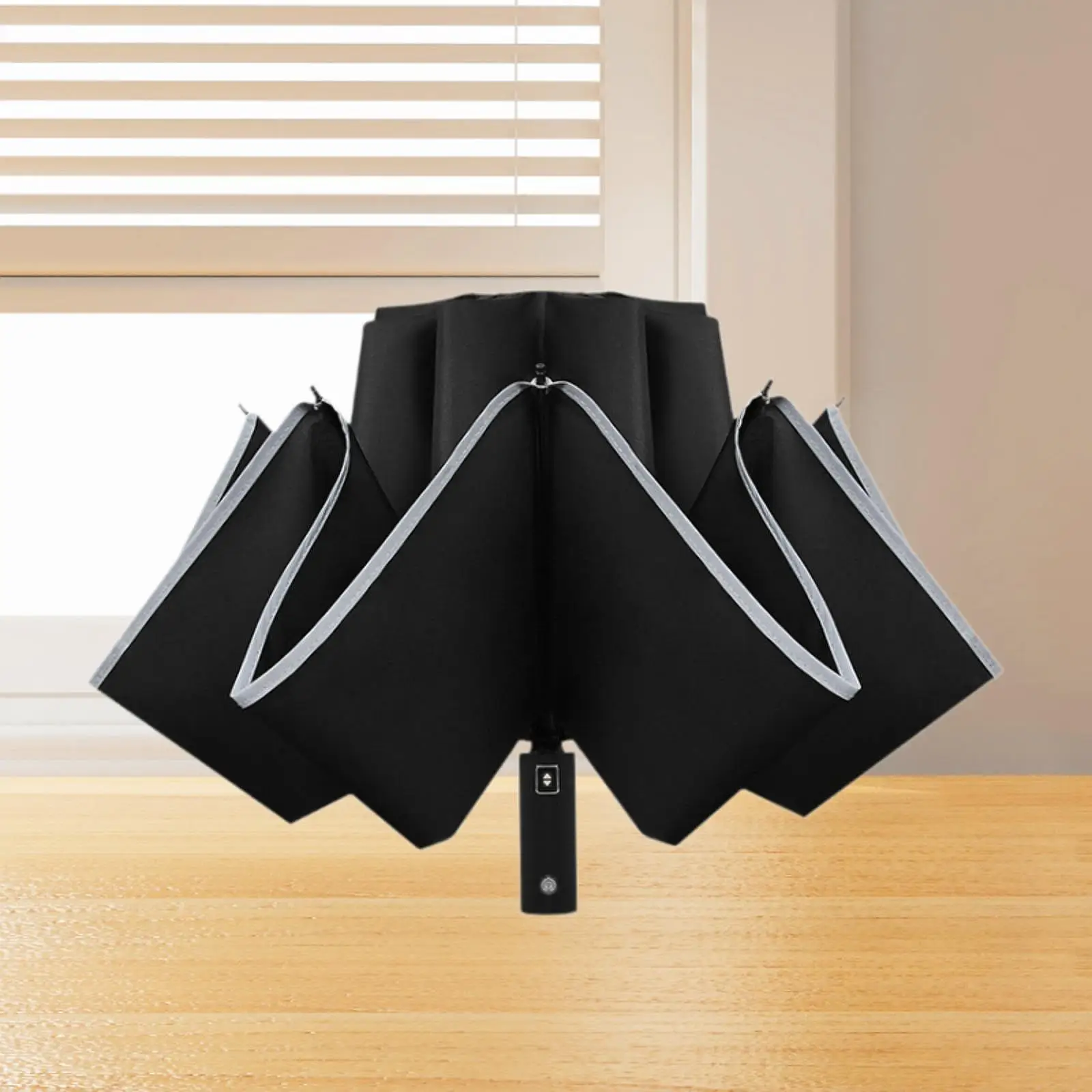 Automatic Folding Umbrella Inverted Umbrella LED Gift Waterproof Rain Umbrella for Adults Beach Rainy Day Men Outdoor Activities