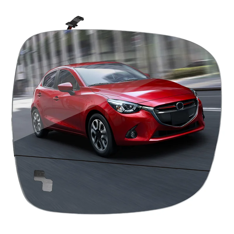 

M93K-автомобильное зеркало заднего вида, зеркальная стеклянная линза с монитором отопления, слепые пятна для Mazda CX-5 2015-2016