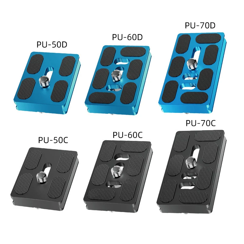 Picture 4: Tripod Plate Quick Release Plate Camera Quick Clamp PU Plate for Dslr Camera Arca Swiss Ballhead Tripod Photography Accessories