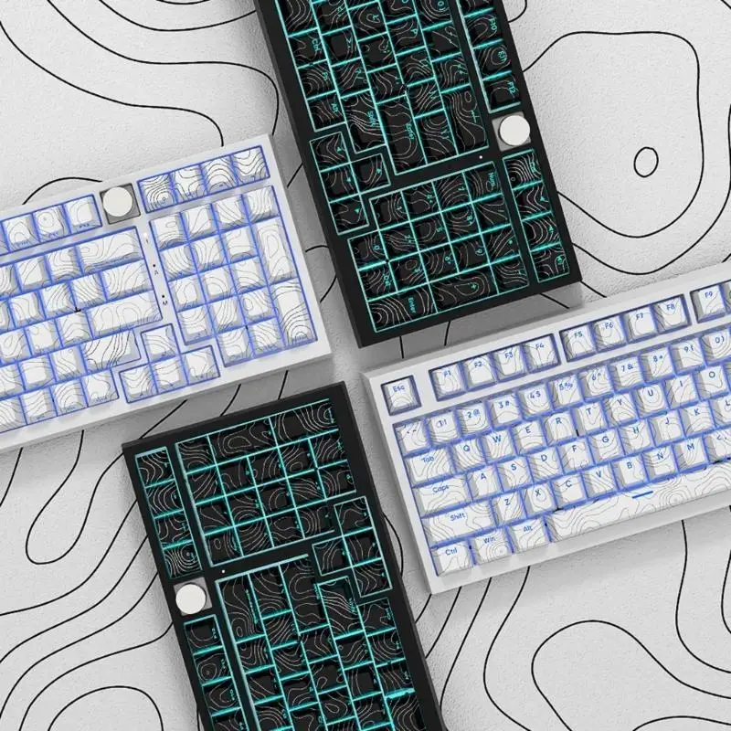 

Y1UB 135Keys Набор колпачков для клавиш из ПБТ с прозрачной линией и передней подсветкой. Резьба с задней подсветкой для набора