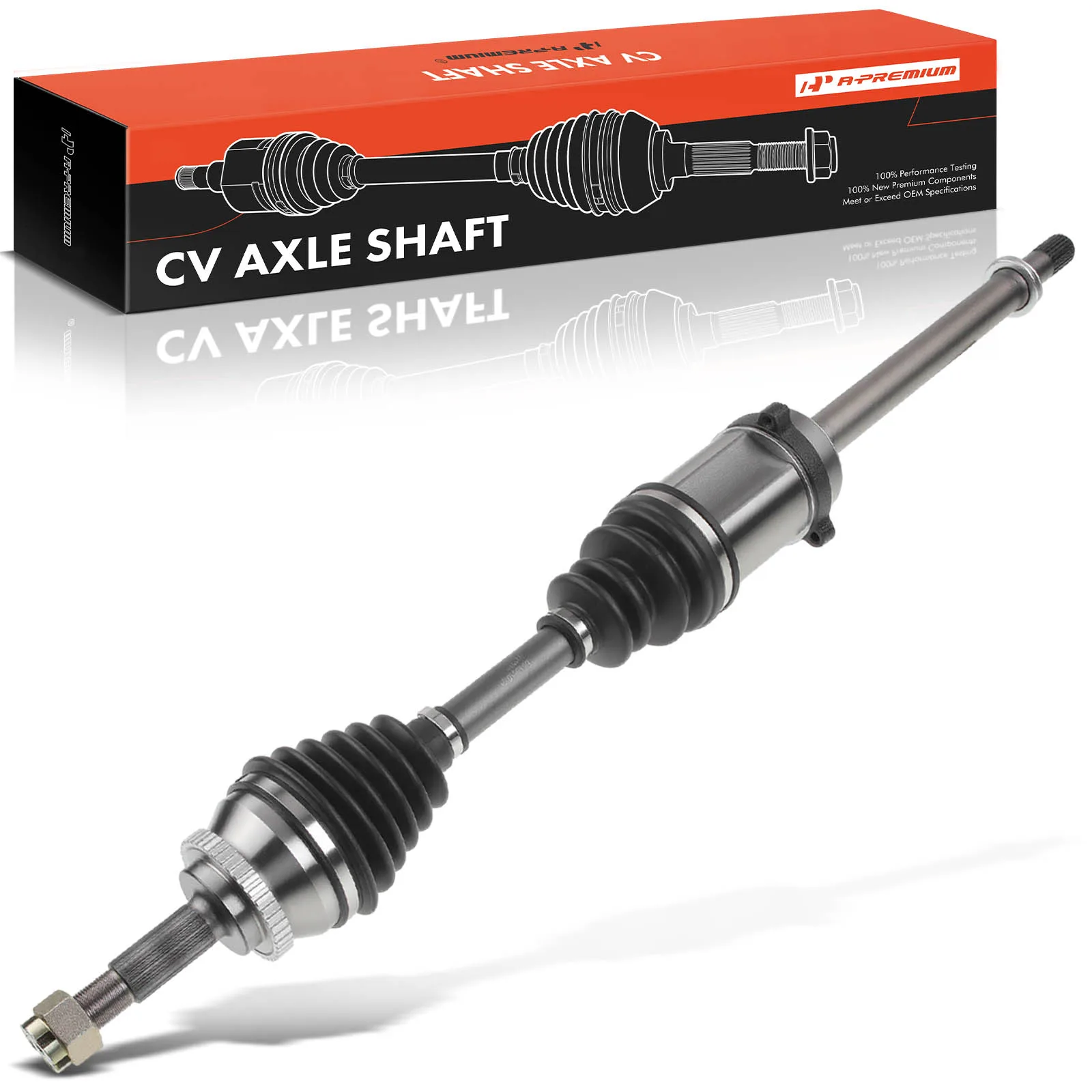 A-Premium Front Passenger Side CV Axle Assembly for Nissan Sentra 1991-1994 NX 1991-1993 200SX 1995-1997 Tsuru 1993-1994 Lucino