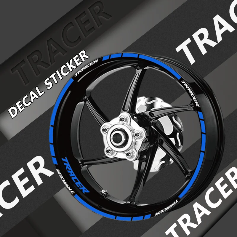 2024 tracer Motorcycle Wheel Reflective Stripe Sticker Tire Rim Decals For TRACER 7/GT TRACER9GT TRACER700 700GT TRACER900 900GT