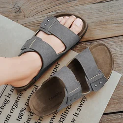 Indoor Bottom Non Slip Cork Slippers Women's Beach Outdoor Home Flip Flops Sandals Slippers Women Men Birken Slippers