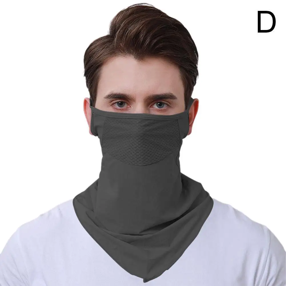 

1pcs Outdoor Ice Silk Sun Protection Bib Spring and Summer Motorcycle Neck Cover Sports Magic Bandana Riding Mask Full Face Mask