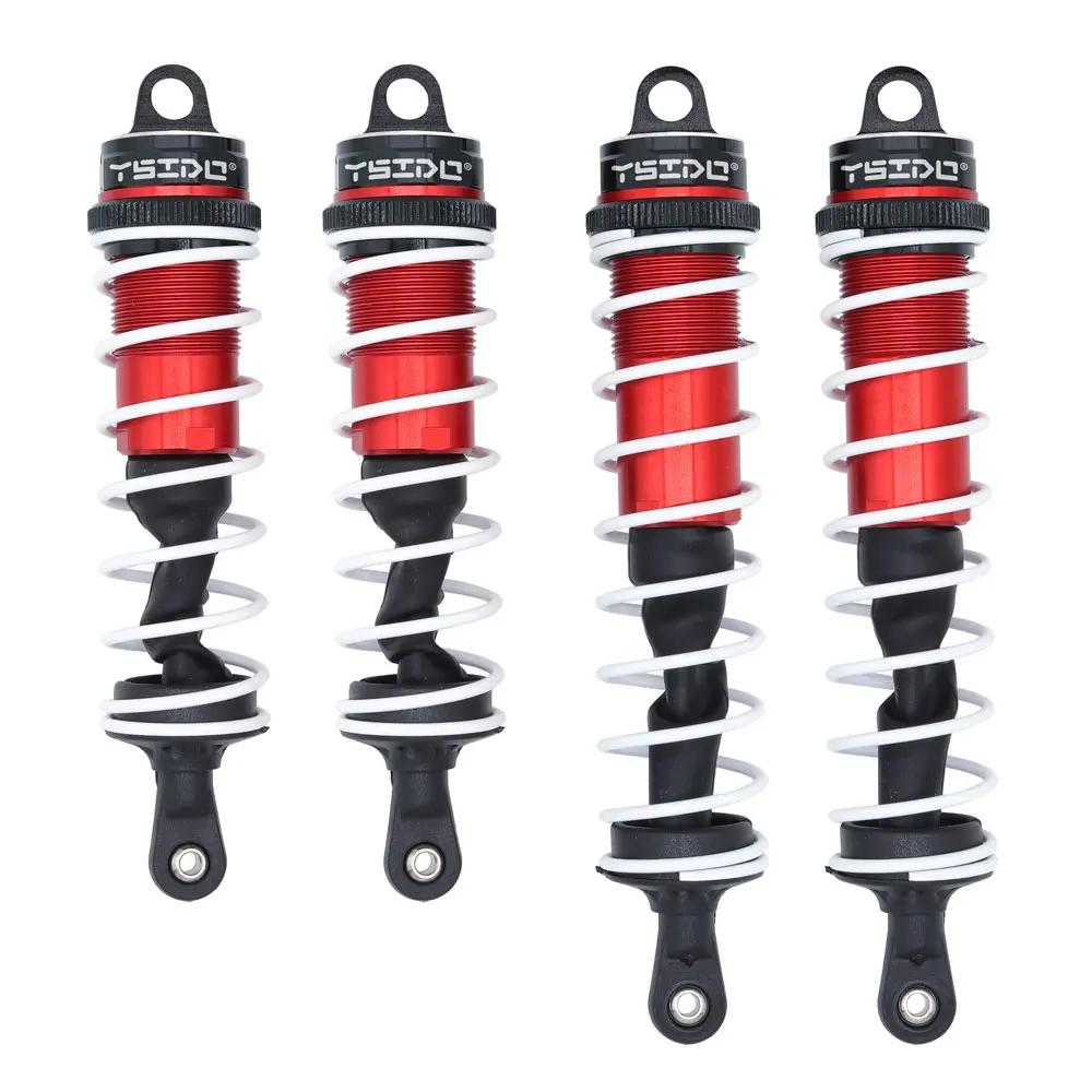 YSIDO Stoßdämpfer-Dämpferaufhängung 120 mm vorne 140 mm hinten für 1/8 1/7 JLB HSP EM Racing DHK HPI Redcat LRP ZD Racing Hongnor – Detail 10