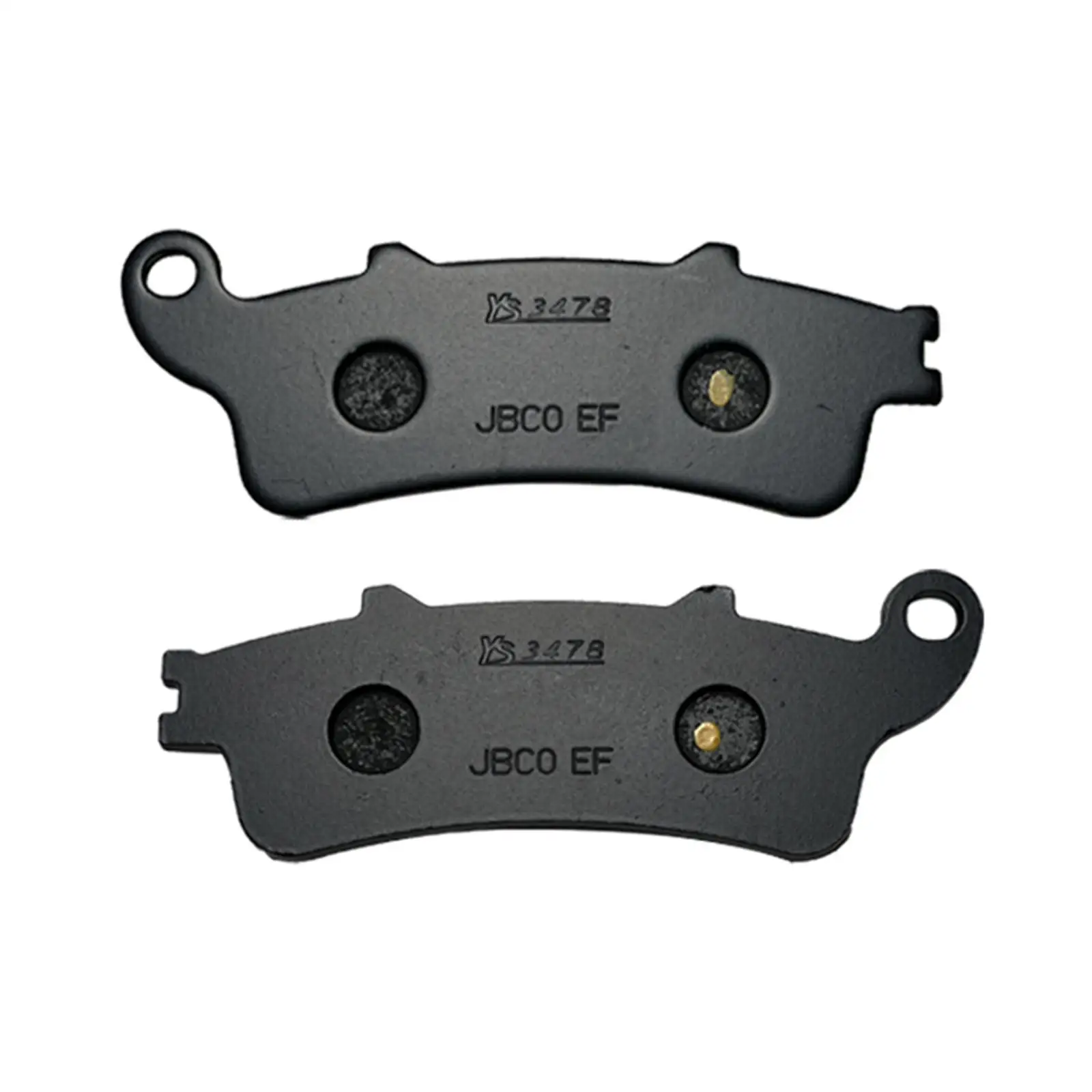 Front and Rear Brake Pads Accessories Direct Replace Ensure SafenSimple Installation Compact Universal Fit Black for Kl