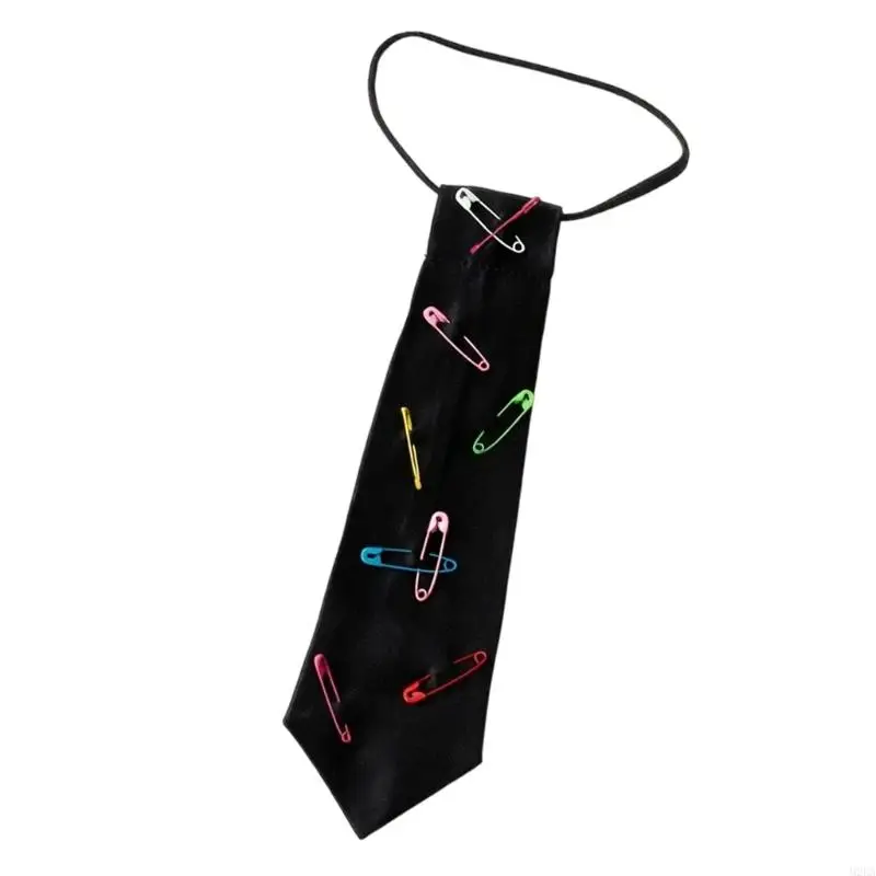 2026 New Alternative Fashion Quick Wear Chain Link Necktie Music Festival Accessory