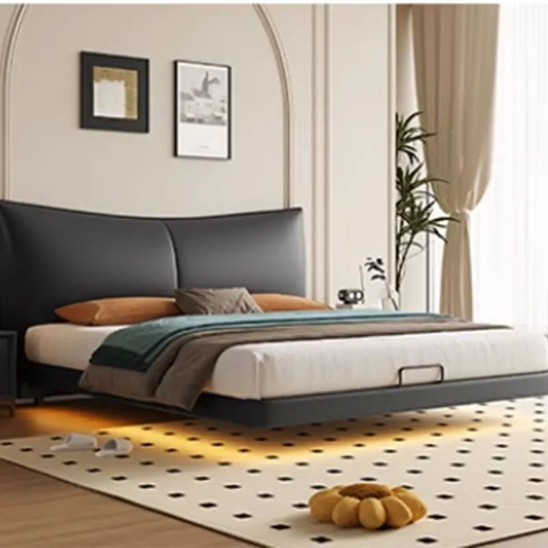 Queen Frame Double Bed Luxury Modern Pretty King Size Living Room Double Bed Hotel Modern Letto Matrimoniale Bedroom Furniture