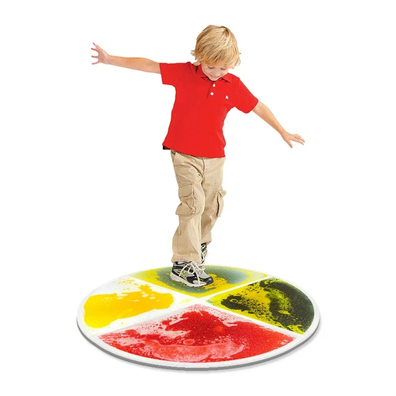 Educational Sensory Equipment Dance Liquid Floor Tile Lava Children's Play Mat Autism Stress Relief Toy