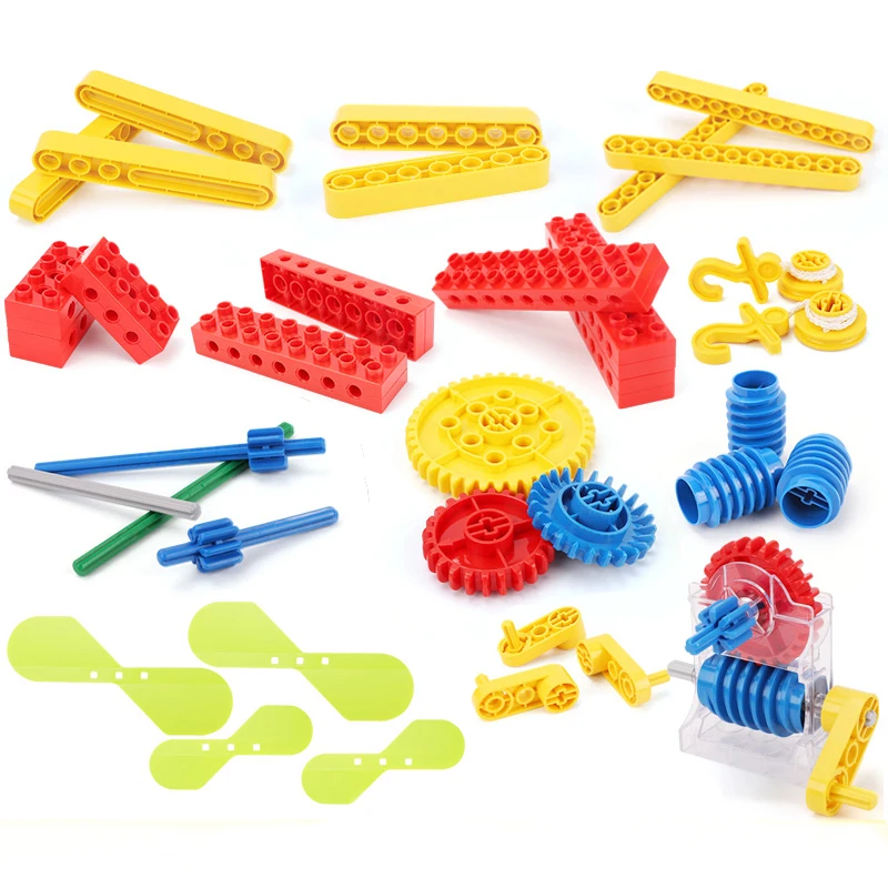 9656 Big Building Blocks 45002 Moc Bricks Teaching Aids Mechanical Model Gear Accessories Assembe Education Toys For Children