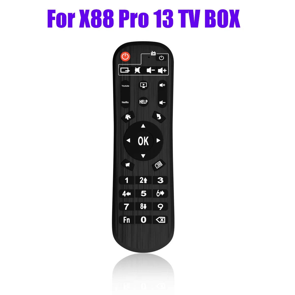 IR Wireless Remote Control For X88 PRO 13 Android 13.0 TV BOX