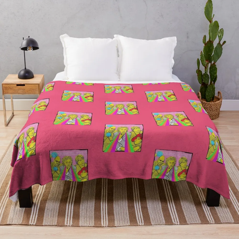 The Flaming Lips Do You Realize? Throw Blanket Soft Plaid blankets ands Vintage Blankets