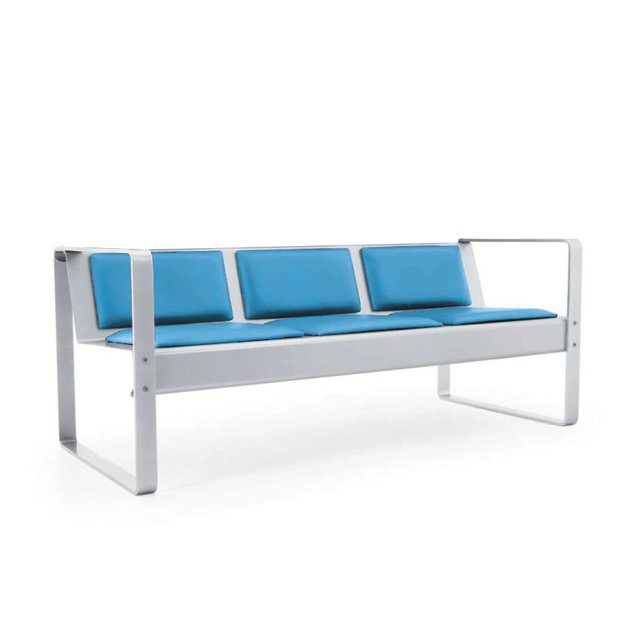 Public Area Lounge Chair Hospital Clinic Airport 4- Seater Comfortable Waiting Chair Hospital Visitor Chair