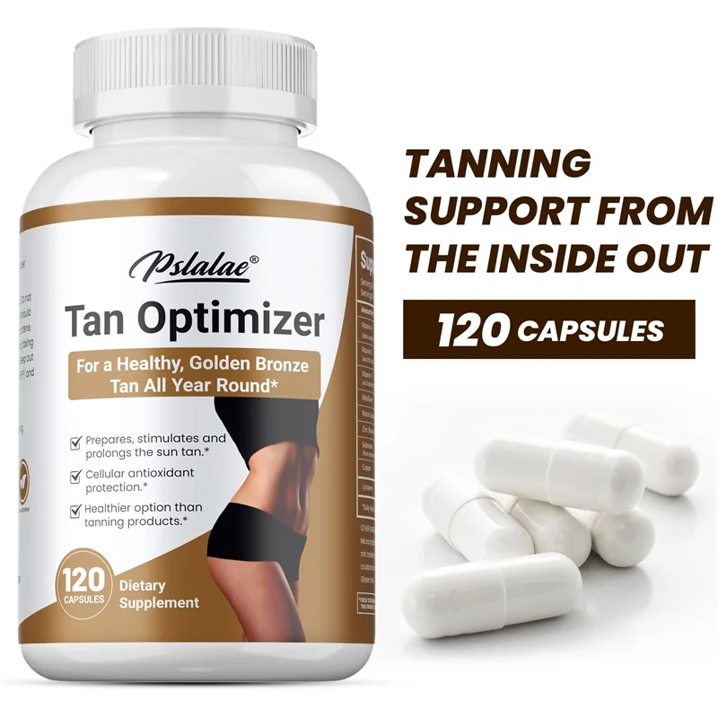 Tan Optimizer - Enhance Skin Melanin, Healthy Skin Tone, Tanning Capsules, Deep Nourishment, Improve Dryness and Roughness - view 6