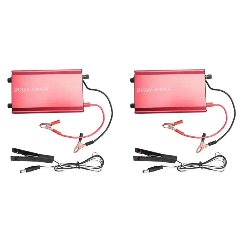 Y42A-2X DC12V-99900W Dual Variable Inverter Head High Power 12V Multifunction Convenient Smart Battery Booster