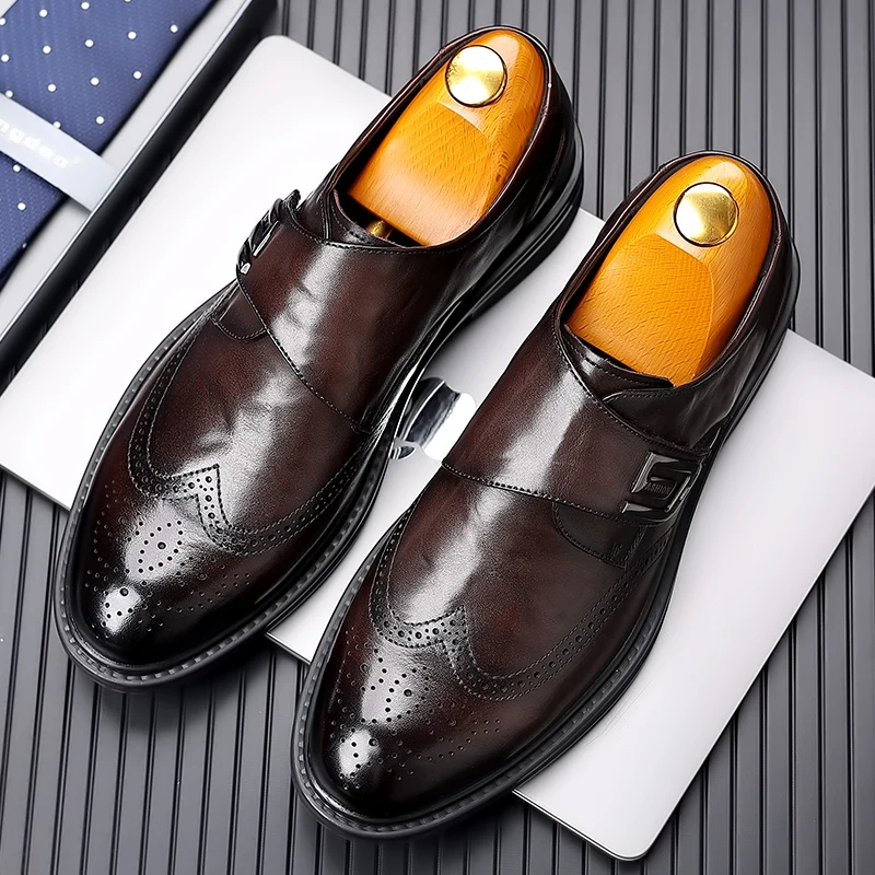 Men Casual Shoes Loafers Sneakers 2024 New Fashion Handmade Retro Leisure Loafers Shoes Zapatos Casuales Hombres Men Shoes