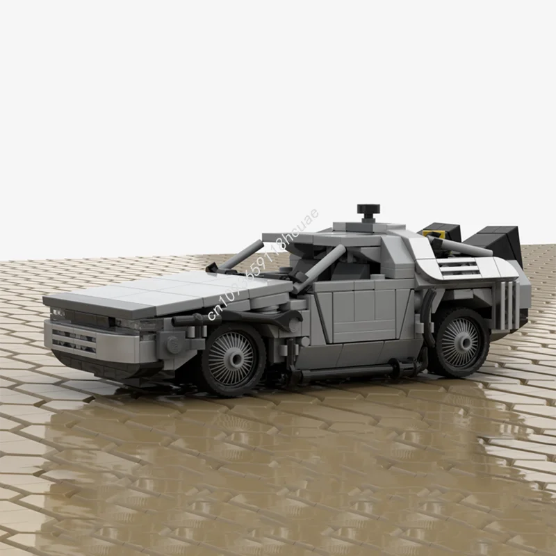 

434pcs MOC Deloreaned Time Machine City Champions supercar Model Building blocks Modular creative Kids toys Christmas gifts