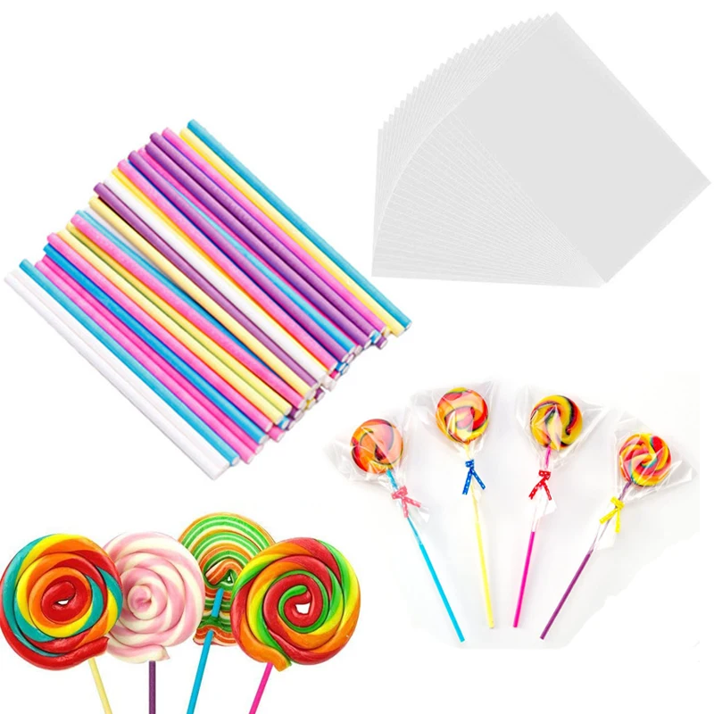 

Transparent Flat Open Top Candy Bag OPP Plastic Cellophane Bag Lollipop Packing Cookies Packaging Wedding Party Small Gift Bags