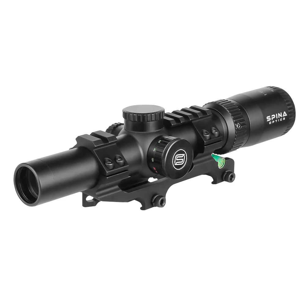 Imagem -04 - Spina Optics-lpvo hd Short Dot 16x28 Sfp Iluminação Vermelha e Verde Sistema de Bloqueio de Torre Carabina Mid Dot Pcp m4 Ar15. 223 556