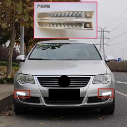 Led Front Bumper Light for Volkswagen vw passat B6 07-11 Modified Daytime Running Light Fog Lamp Turn Sigal Car Accessories