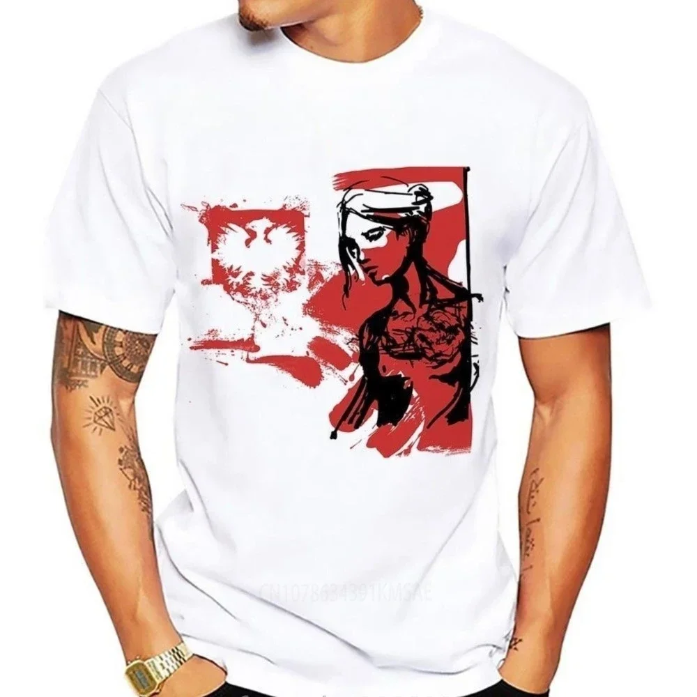 

Poland Hussar Knight T Shirt Men Short Sleeve Casual Koszulka Polska T shirt cotton Tee Shirts For Men Tee Shirt Short Sleeve