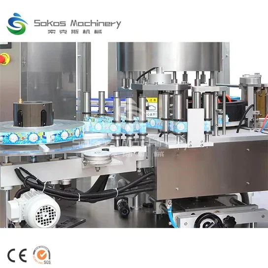 Automatic plastic square bottle OPP hot melt adhesive labeling machine