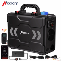 Hcalory TB2S+ Parking Heater with Wireless Temperature Sensing Remote 8KW Heating Fan 12V Smart Diesel Heater with CO Alarm