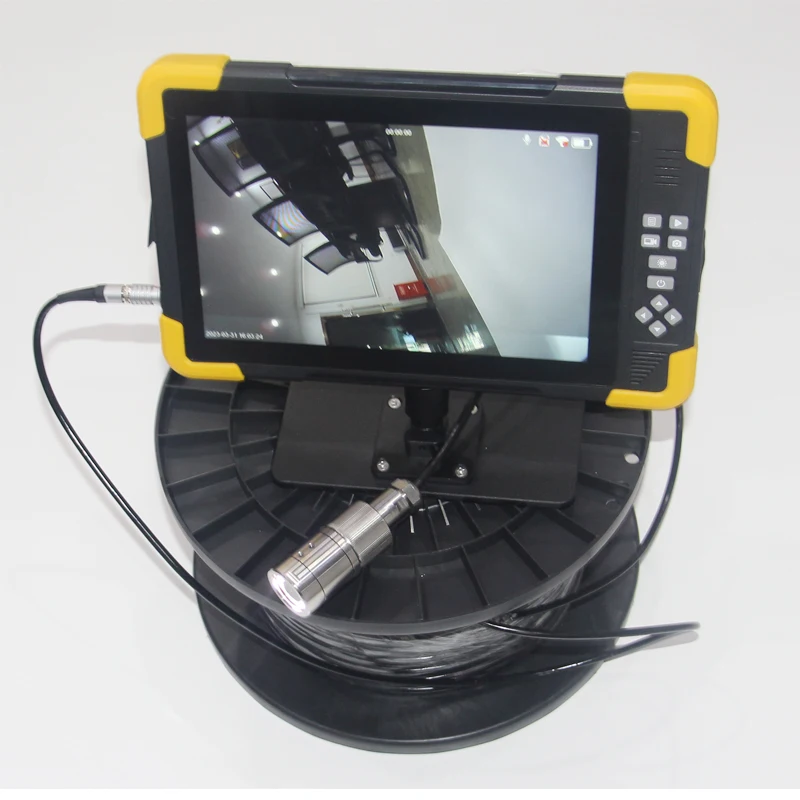 

4K Touch Screen 5MP AHD IP68 Water Well Drill Hole Borehole Drain Gutter Sewer Inspection Underwater System