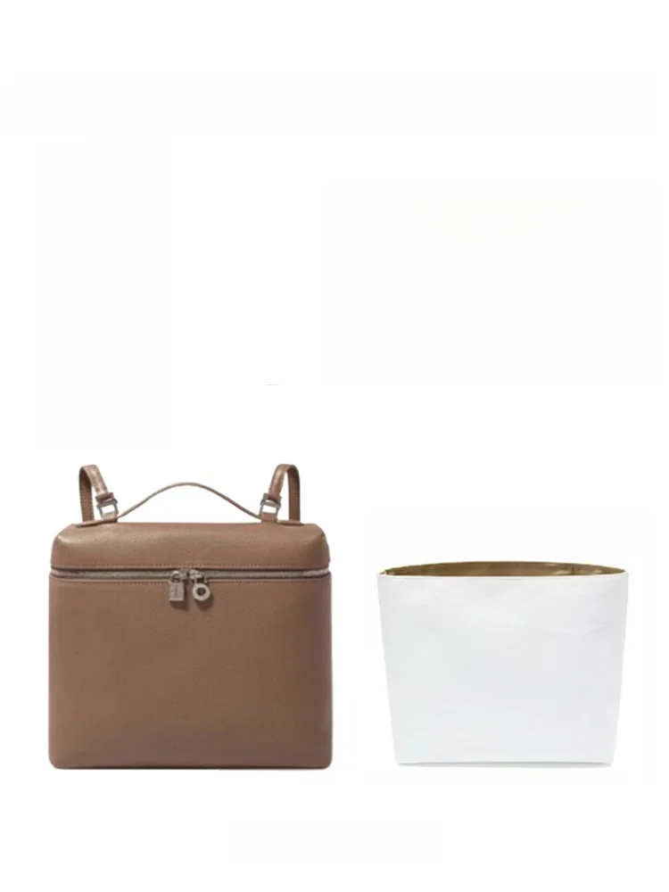 

Ultra-light Waterproof LoroPiana Bapa Inner Bag Organizer for LP Double oulder Bag Women's Dupont Paper Material