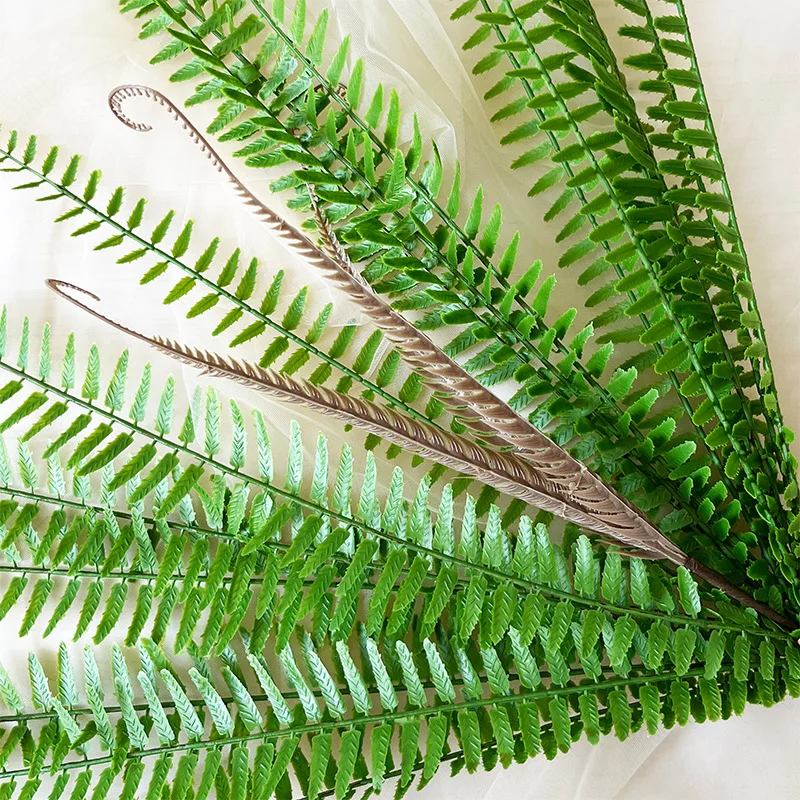 INS 68CM Simulation Fern Leaf Photography Props Home Store Decoration Green Plants