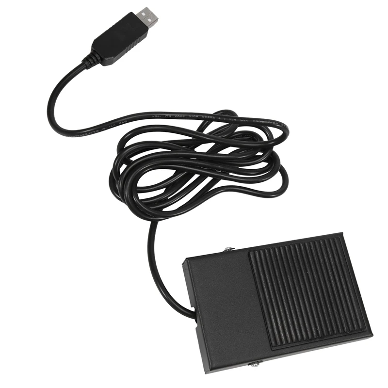 USB Foot Switch Metal Foot Switch Keyboard Pedal For HID PC Computer USB Action Switch Control Pre-Program Key Functions